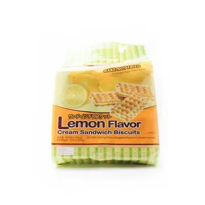 Bairong Lemon Flv Cream Sandwich Biscuits 300g