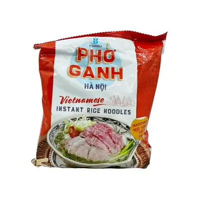 Foodeli Pho Ganh Vietnamese Instant Rice Noodle Beef Flavour 75g