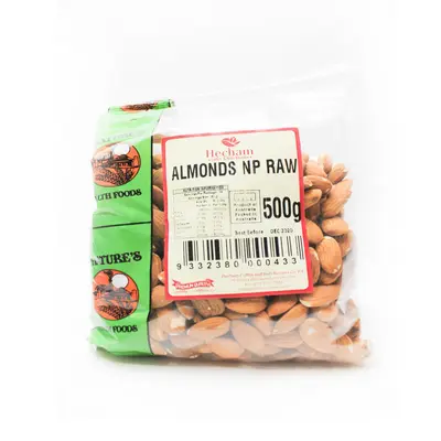 Hecham Almonds Raw 500g