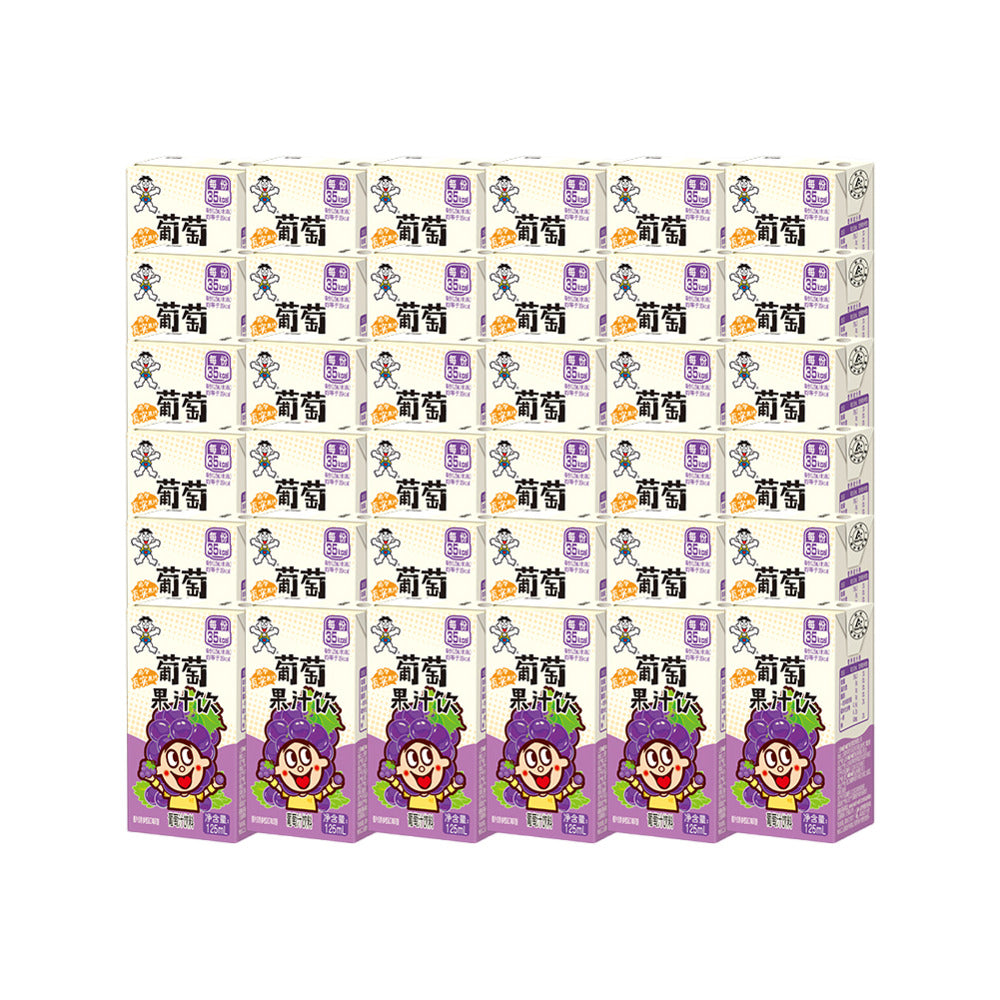 Want-Want-Grape-Juice-Drink-125ml-x-36-(Carton,-4-Packs-x-9)-1