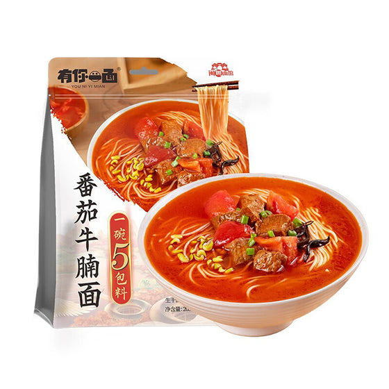 Mì You Ni Yi Mian Bò Hầm Cà Chua Phơi Khô 205 g – mì bò hầm cà chua chuẩn vị