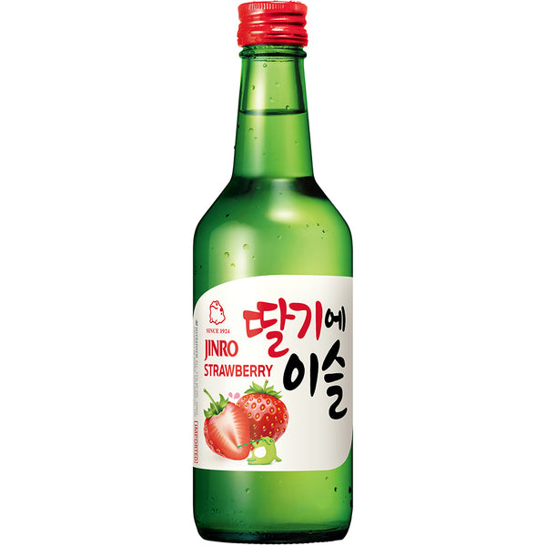 Jinro Strawberry Soju - 13% ABV, 360ml