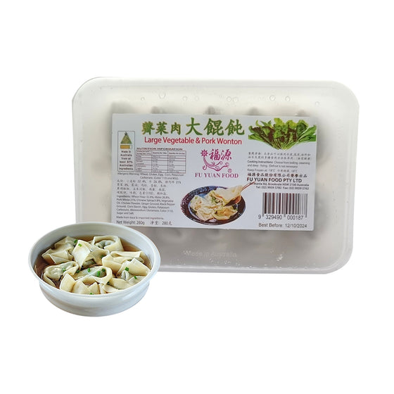 Frozen Fuyuan Chive and Pork Large Wontons 220g