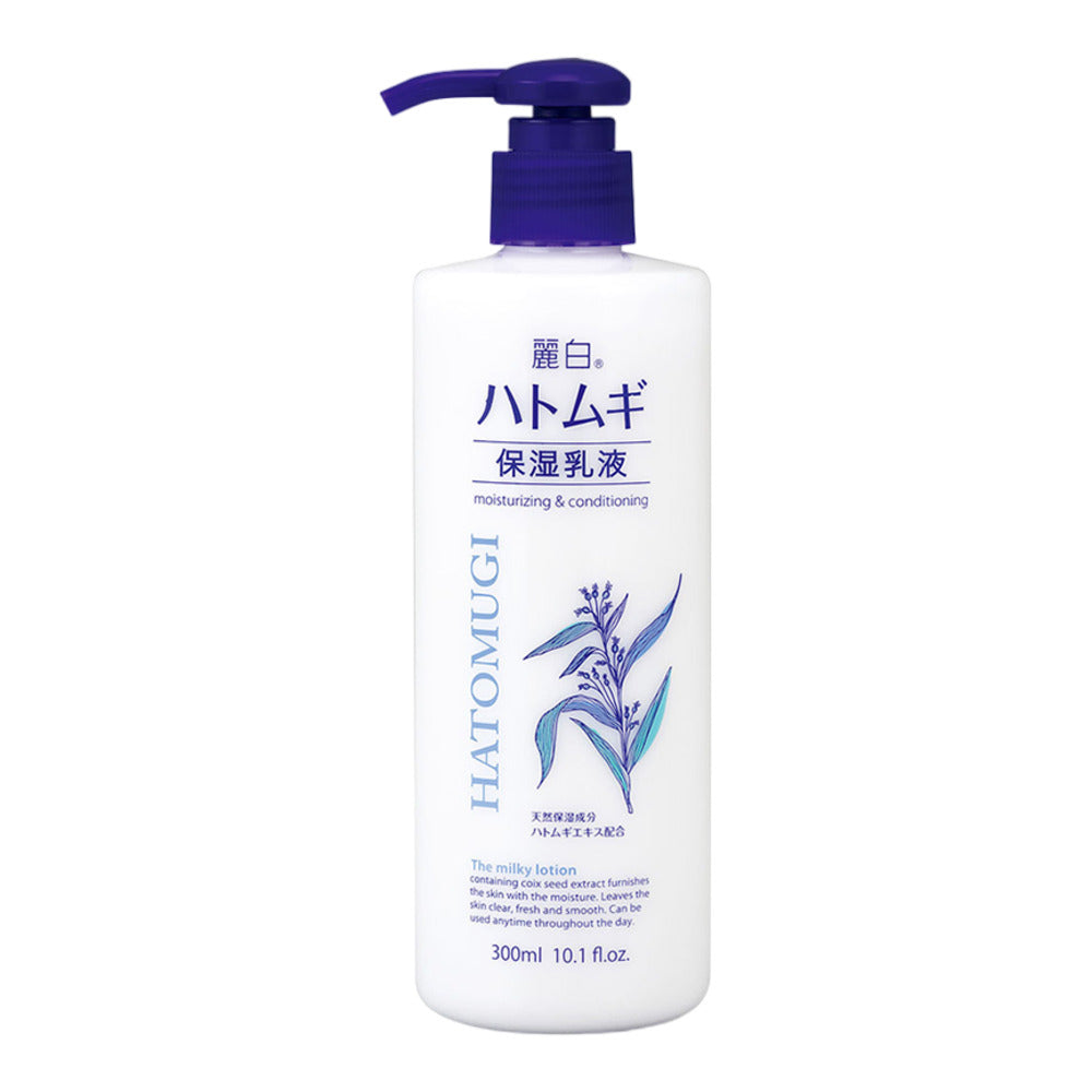 Kumano-Reihaku-Hatomugi-(Job's-Tears)-Moisturizing-&-Conditioning-Milky-Lotion-300-ml-1