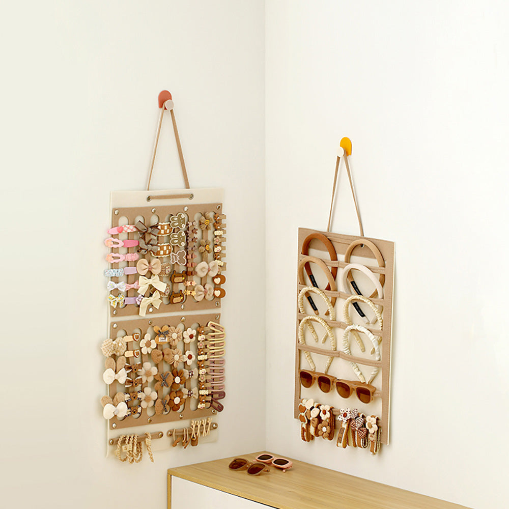 FaSoLa-Hair-Accessories-Hanging-Organizer---Small,-Coffee-Color-1