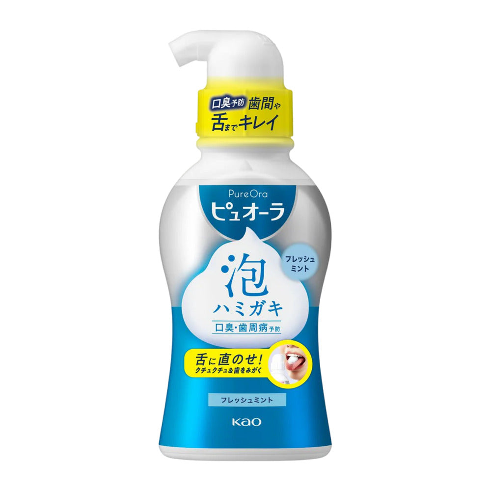 Kao-PureOra-Fresh-Mint-Foaming-Toothpaste-Pump-190-ml-1