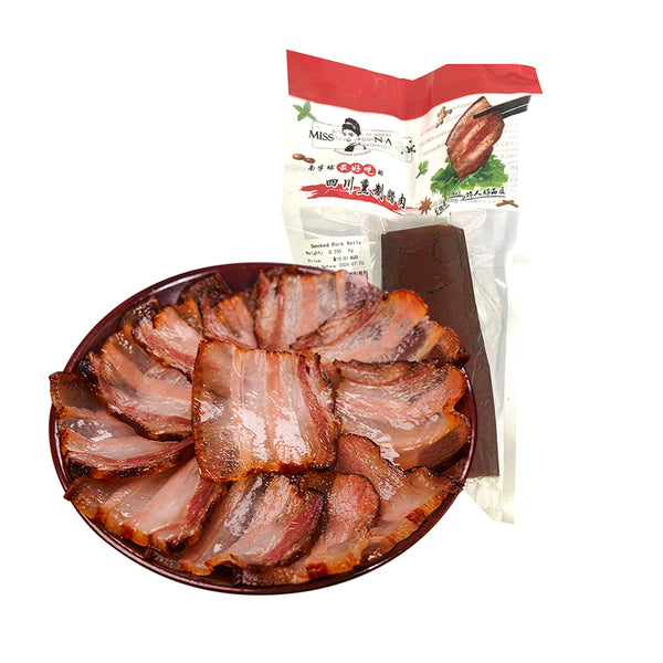 Miss Panda Sichuan Smoked Cured Pork Belly 250g - Chinese Bacon (Larou)