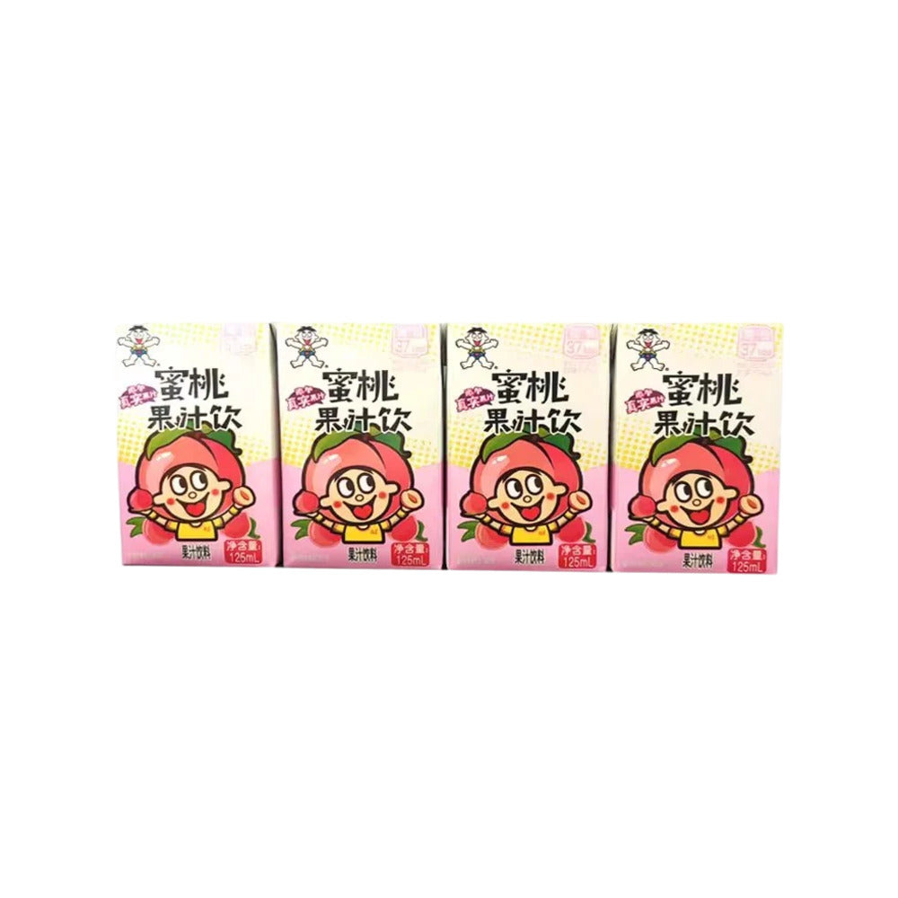 Want-Want-Peach-Juice-Drink-125ml-x-4---Juice-Boxes-1