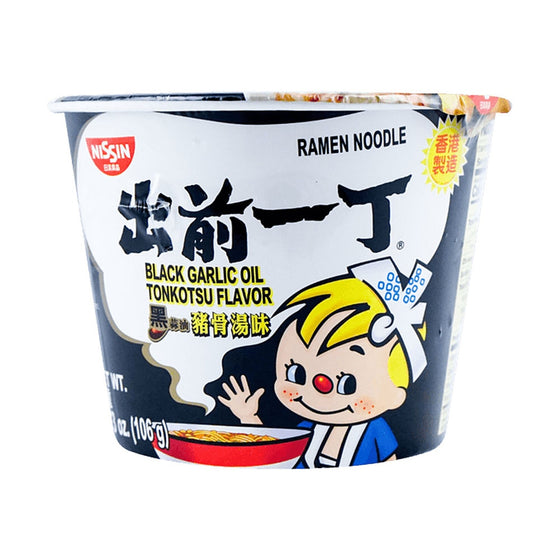 Mì Ly Nissin Demae Iccho Tonkotsu Tỏi Đen 106 g – mì vị xương heo tỏi đen