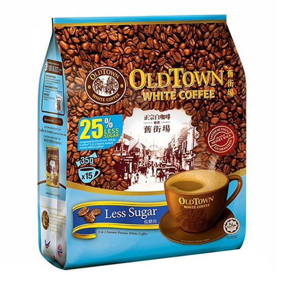 OldTown White Coffee Less Sugar - 15 Sachets, 525g