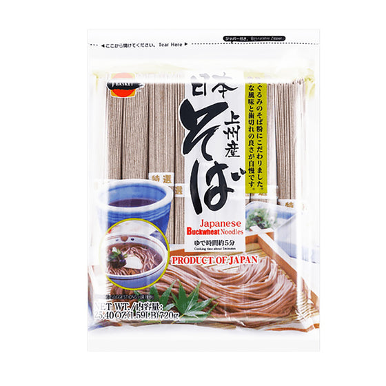 Mì Soba kiều mạch J-Basket 720 g – mì Nhật Bản nấu nhanh