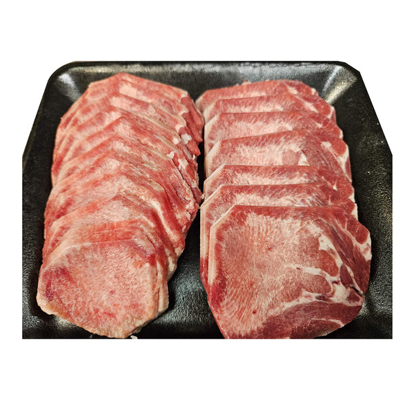 Meat Boys Frozen Australian Wagyu Thick Cut Beef Tongue Slices - 300g