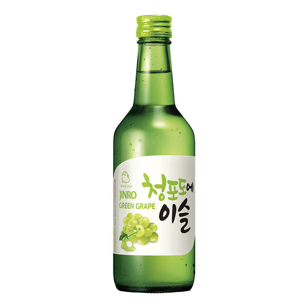Jinro Green Grape Soju - 13% ABV, 360ml