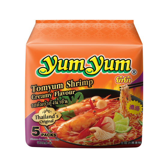 Yum Yum Tom Yum Shrimp Creamy Flavour Instant Noodles 70g x 5