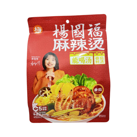 Yang Guo Fu Tomato Broth Malatang Instant Rice Noodles 350g – Street-Style Hotpot Noodle Soup