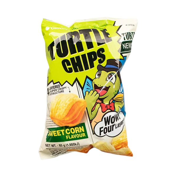 Orion Turtle Chips Sweet Corn Flavour 80g