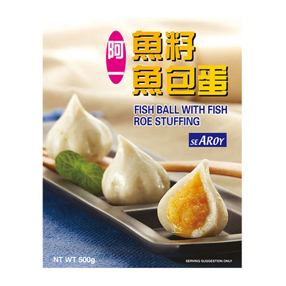 Viên Cá Nhồi Trứng Cá Ayi 500 g – topping lẩu & nấu súp