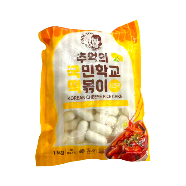 COOK-TOK Frozen Korean Cheese Rice Cakes 1kg