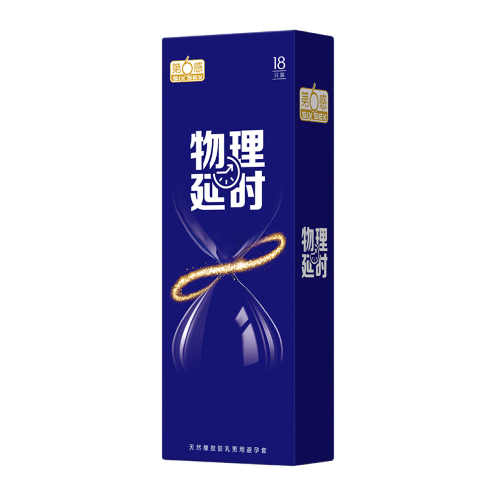 Six-Sex-Performance-Delay-Condoms-–-18-Pack---Non-Numbing-Natural-Latex-1
