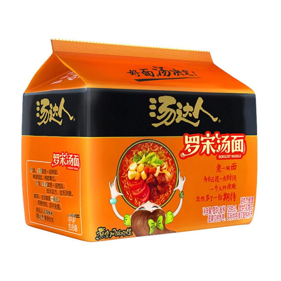 Mì Uni-President Soup Daren vị canh Borscht 128 g × 5 gói – mì canh Nga chua cay