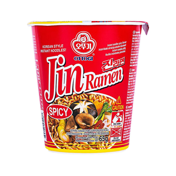 Ottogi Jin Ramen Cup - Extra Spicy Flavor 65g