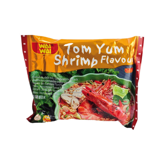 Wai Wai Tom Yum Shrimp Flavour Instant Noodles 60g