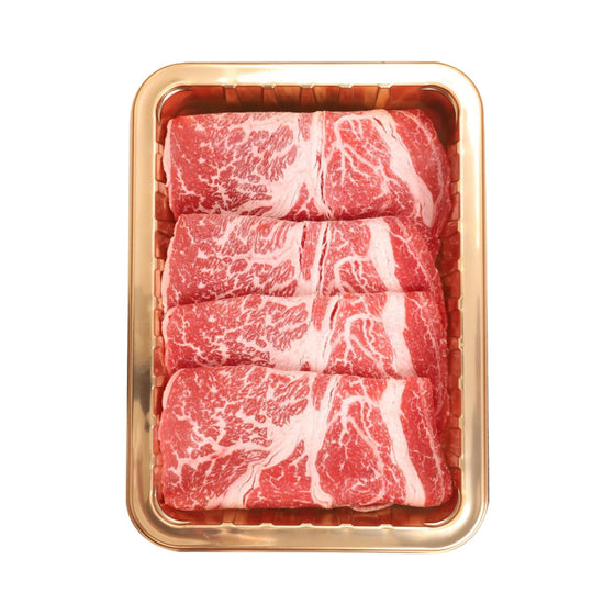 M9+ Wagyu Chuck Eye Roll Slices ~225g - Thin Sliced Beef for Hot Pot & Shabu Shabu