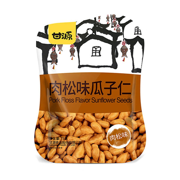 Ganyuan Sunflower Seeds with Meat Floss Flavor 75g