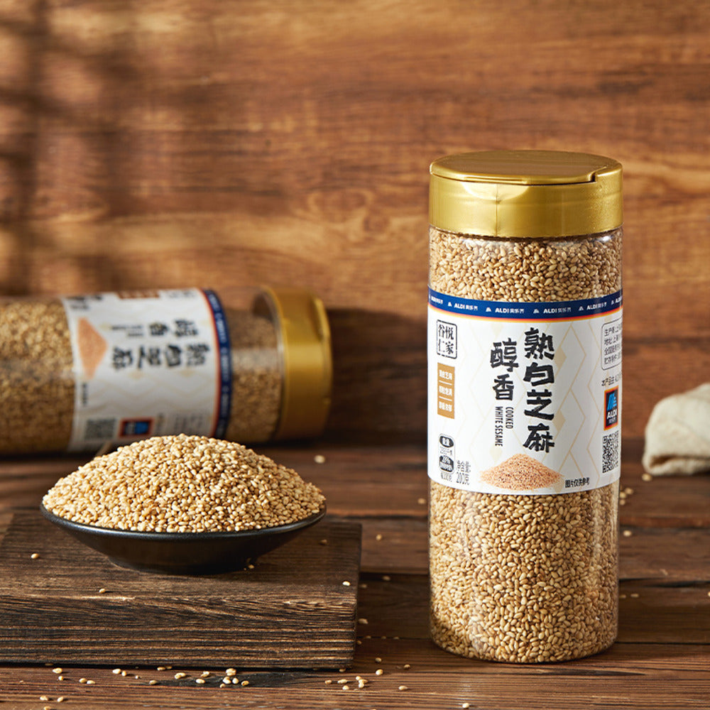ALDI-GuYue-Renjia-Roasted-White-Sesame-Seeds-200g-–-Limited-Import-2