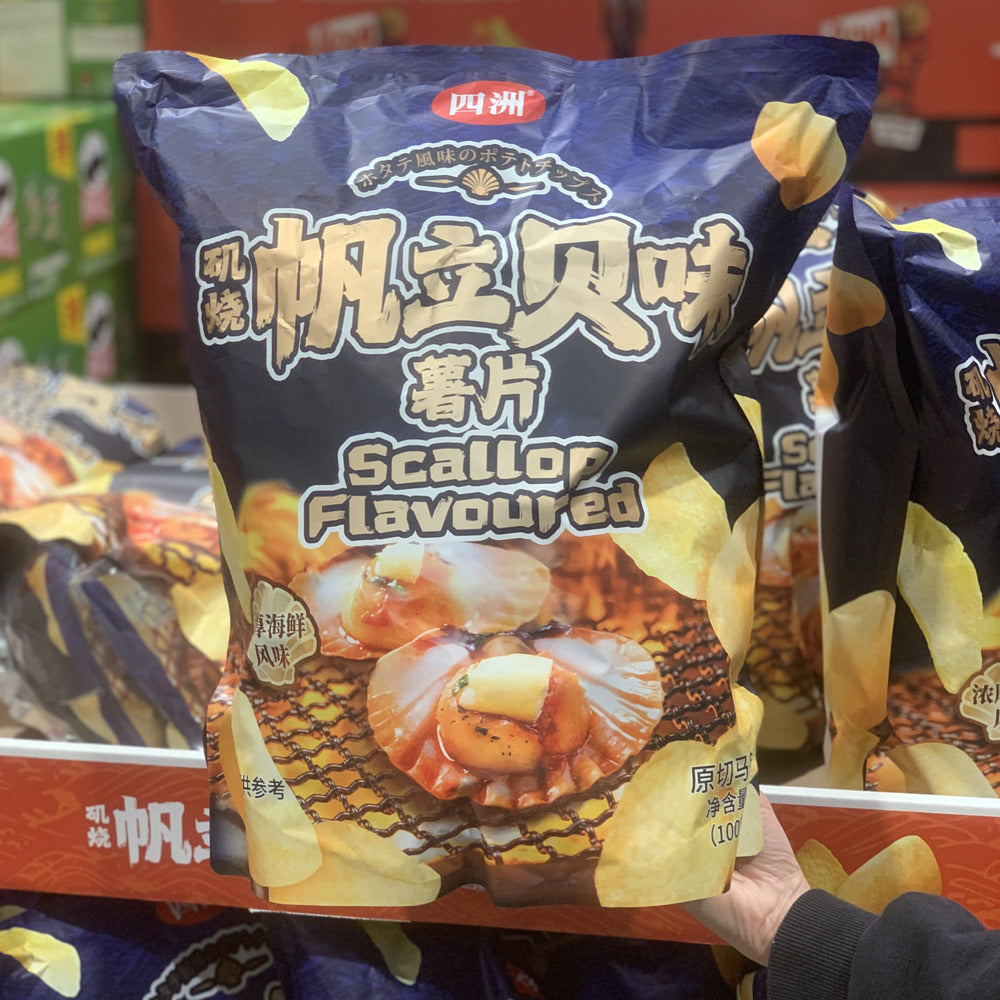 Four-Seas-Scallop-Flavoured-Potato-Chips-400g-–-Limited-Import-2