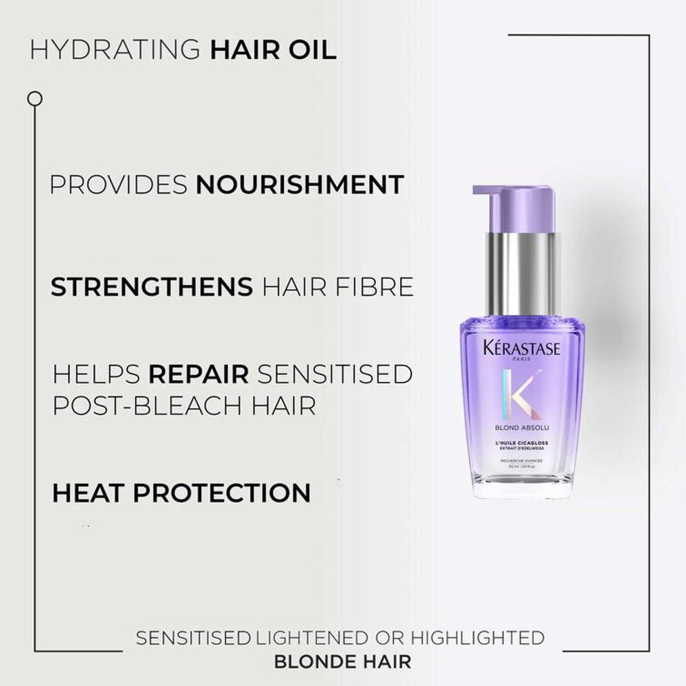 Kérastase-Blond-Absolu-L’Huile-CicaGloss-Hair-Oil-30ml---Leave-In-Shine-Serum-for-Blonde-Hair-2