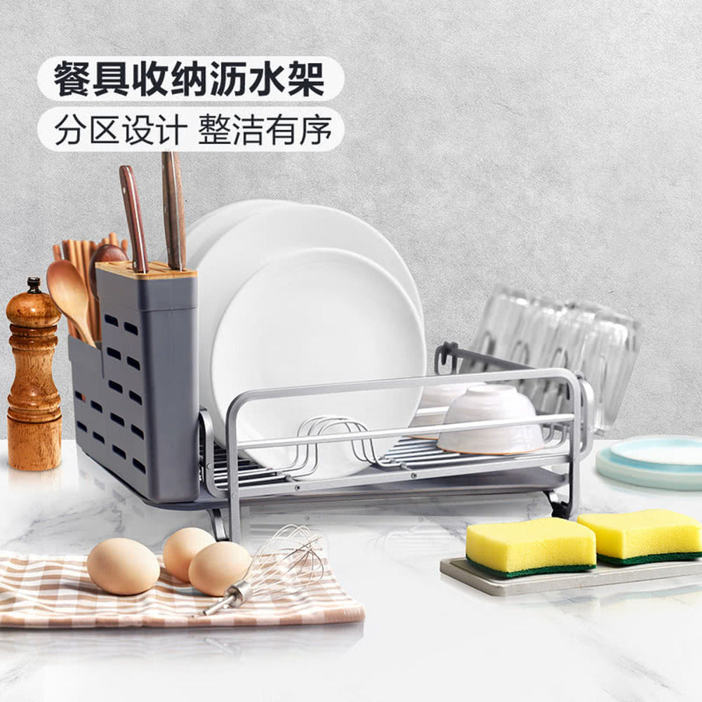 Member's-Mark-Aluminum-Dish-Rack-51-x-35-x-26.5-cm---Dish-Drainer-with-Cutlery-Holder---Limited-Import-2