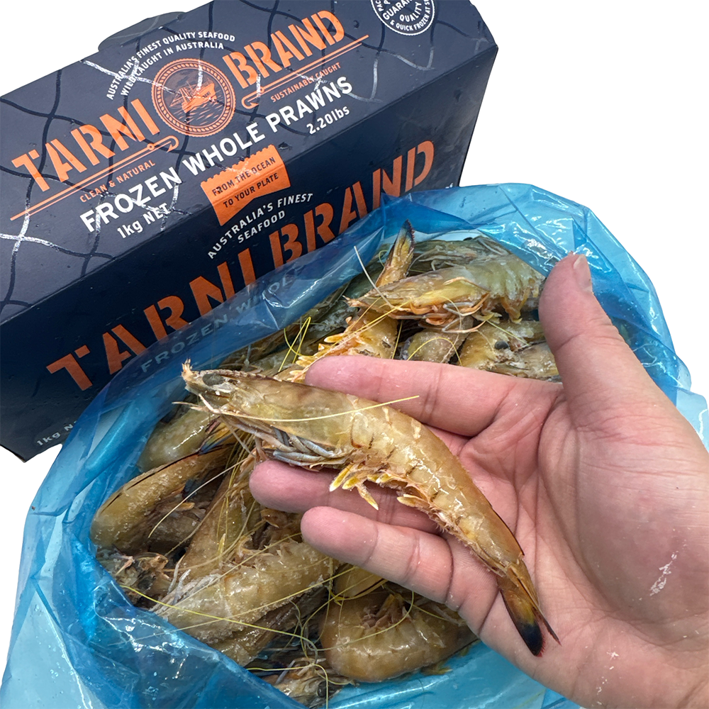 Tarni Brand Sashimi Grade King Raw Prawn Size 16/20 (Whole Box) - 1kg