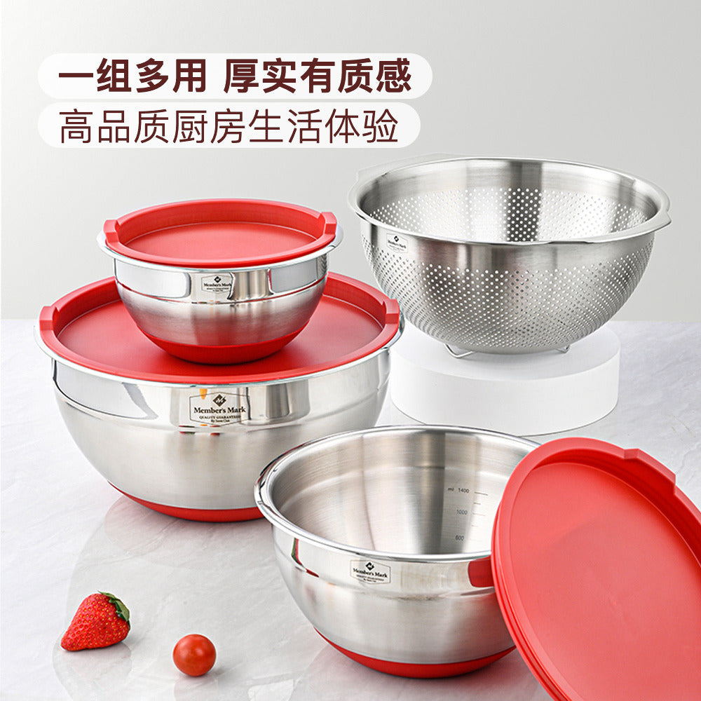 Member's-Mark-Stainless-Steel-Mixing-Bowl-Set,-4-Piece-(3-Bowls-+-Colander)-–-Limited-Import-2