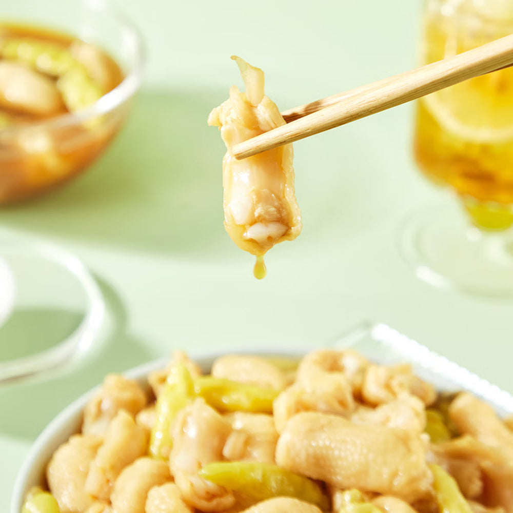 youyou-pickled-chicken-feet-tendons-green-peppercorn-flavor-750g-limited-import-3