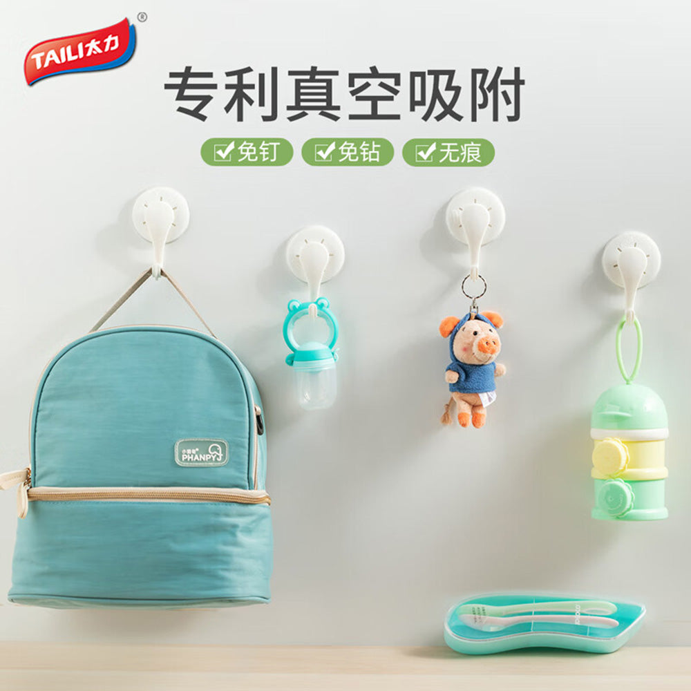 Taili-Press-Suction-Hooks---2-Pieces,-9.5*6*4cm-1