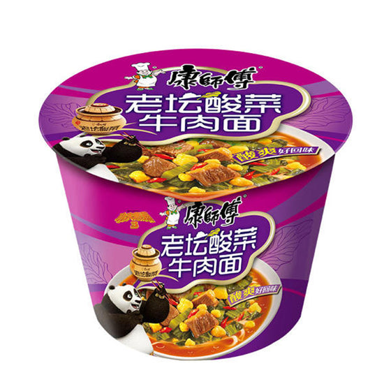 Master Kong Pickled Mustard Beef Noodles - 140g