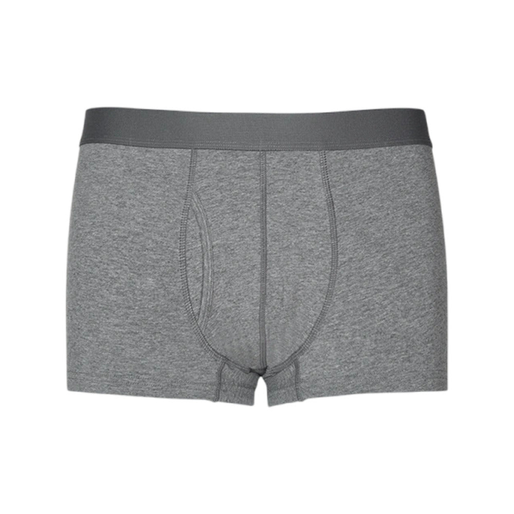 NetEase-Yanxuan-Men's-Breathable-Cotton-Boxer-Briefs---Heather-Grey,-Size-M-5