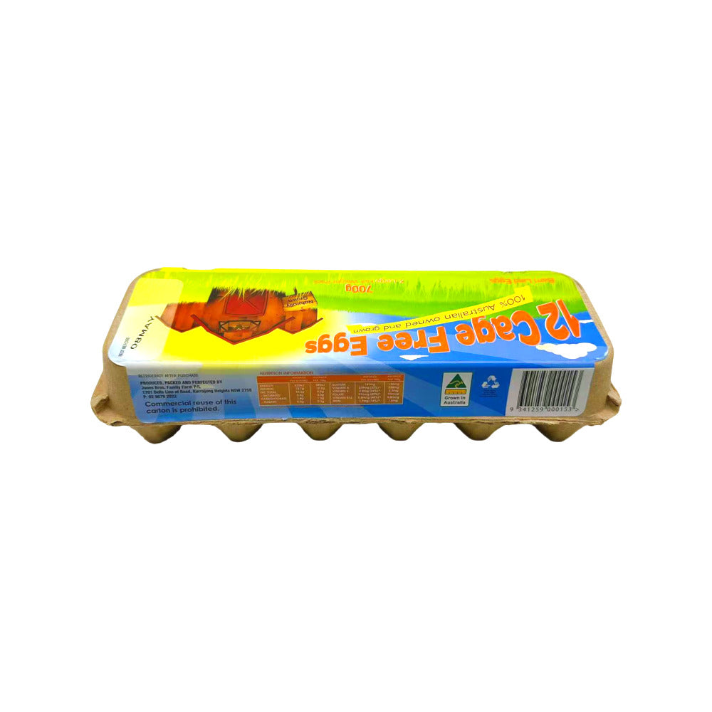 Jones-Bros-Cage-Free-XL-Eggs---12-Pieces,-700g-1