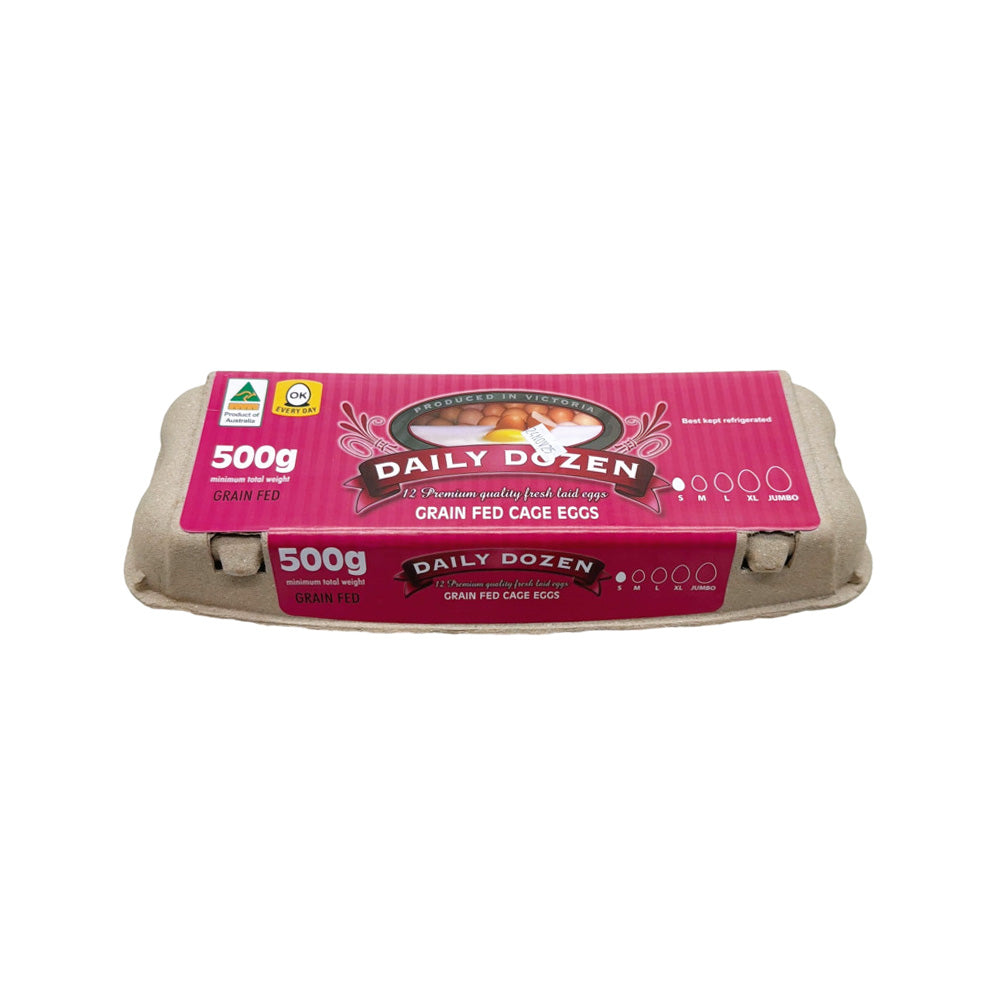 Daily-Dozen-White-Eggs-Size-S-–-12-Pack,-500g-1