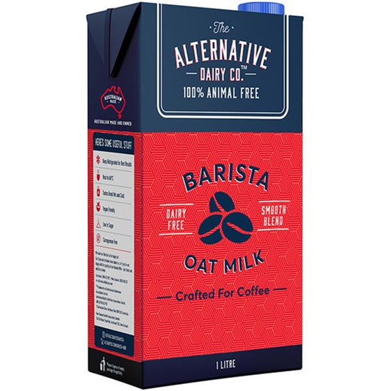Sữa Yến Mạch Barista Alternative Dairy Co. 1 L – thuần chay, pha cà phê mịn béo