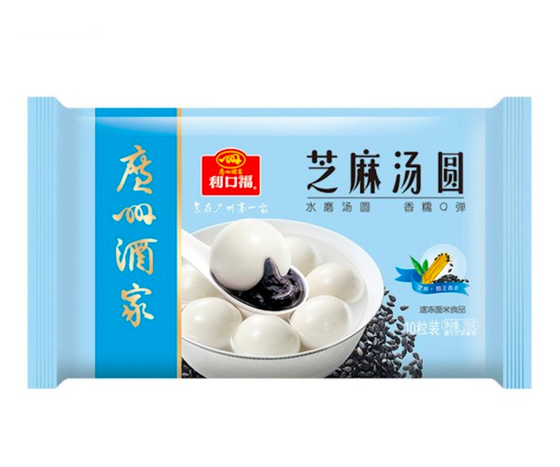 Likoufu Frozen Sesame Rice Balls - 10 Pieces, 200g