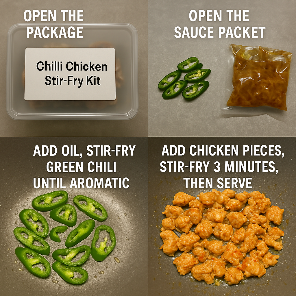 XiaoHu Frozen Chilli Chicken - 330g