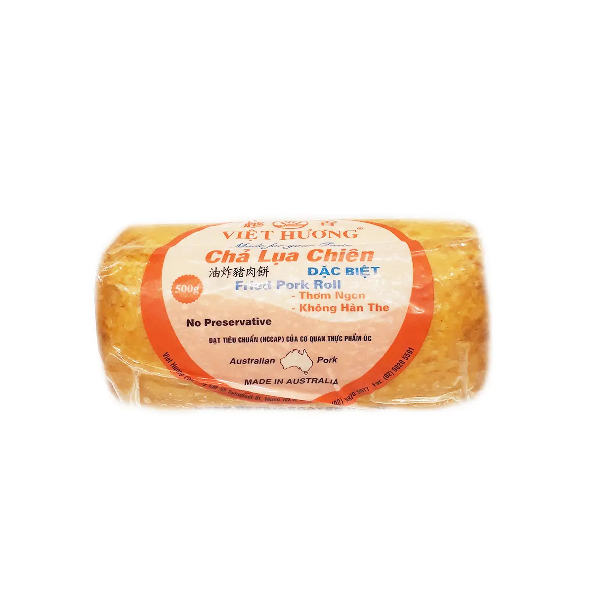 Viet Huong Fried Pork Roll 500g - Refrigerated & Frozen / Buy Refrigerated  Food / Pork Meat Loaf