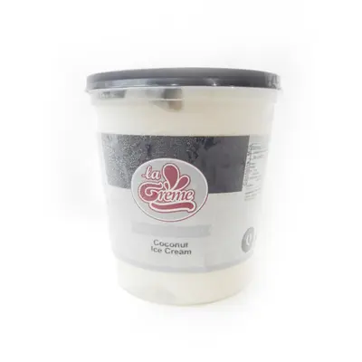 La Creme Coconut Ice Cream 1L