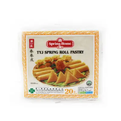 Spring Home Tyj Spring Roll Pastry (No Egg) 8.5'' 275g