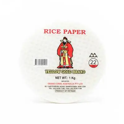 Yellow Gold Rice Paper 1kg