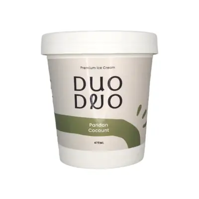 Duo Duo Ice Cream Pandan Coconut  475ml