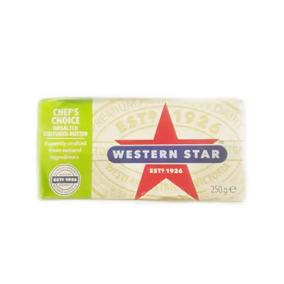 Western Star Unsalted Butter 250g