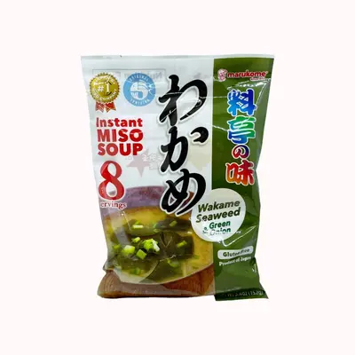 Marukome Instant Miso Soup Wakame Seaweed & Green Onion 152g